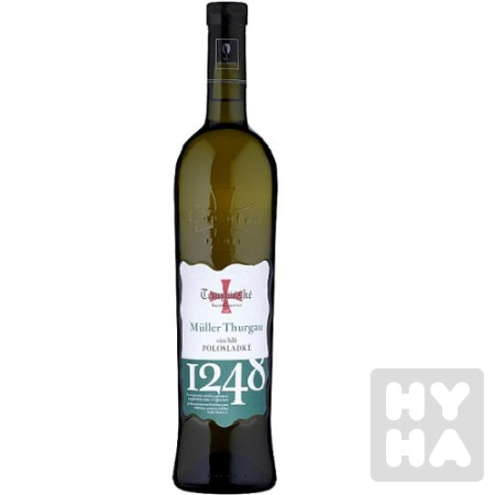 detail Templářské 0,75l Muller Thurgau polosladké
