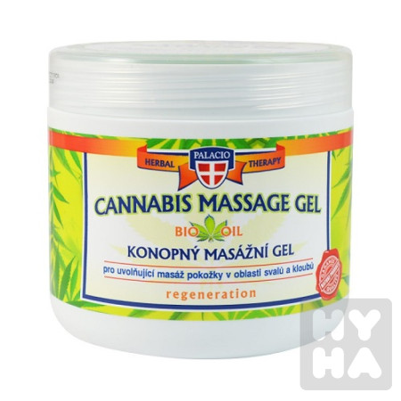 detail Palacio Konopný masážní gel 600ml