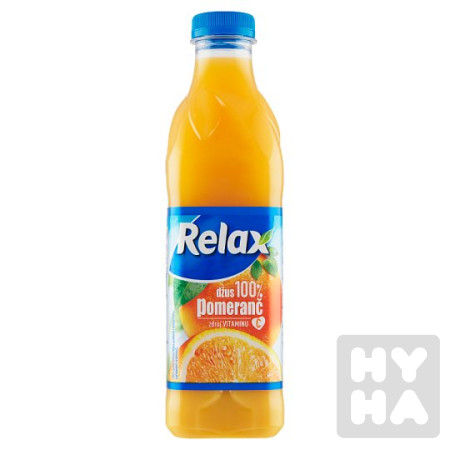 detail Relax PET 1L 100% pomeranč