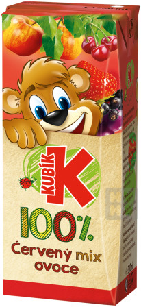 detail Kubik 200ml 100% červený mix