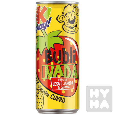 detail Kubík play bublináda 250ml Lesní jahoda