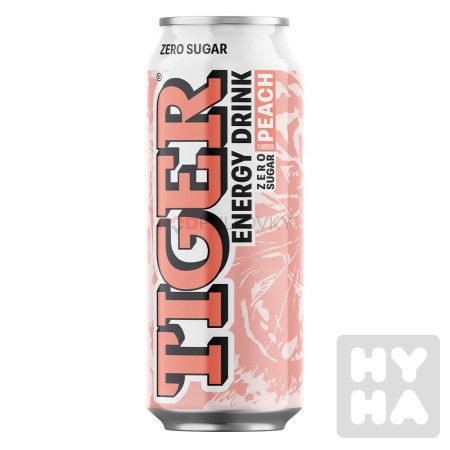 detail Tiger 500ml Peach zero sugar