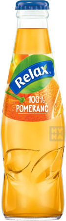 detail Relax sklo 200ml Pomeranč 100%