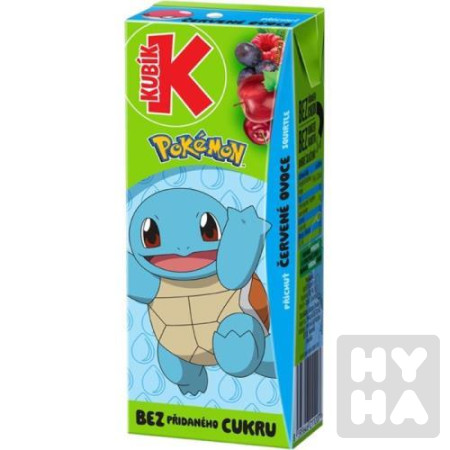 detail Kubík 200ml pokémon červené ovoce