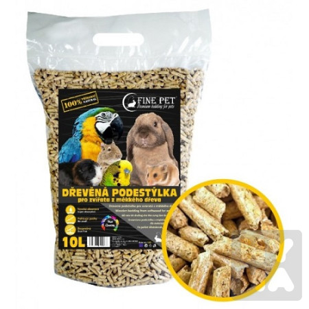 detail Fine pet drevena podestylka 10L