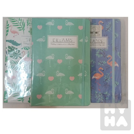 detail Poznamkovy blok s gumou motiv A5 D35