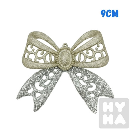 detail Vánoční dekorace Mašle 9cm