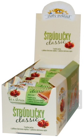 detail štrudličky classic 21g jablko a skořice