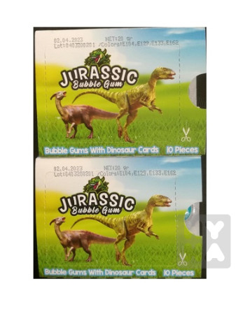 detail ILham bubble gum 20g Jurassic/24ks