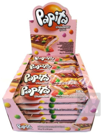 detail Papita 33g jahoda/24ks