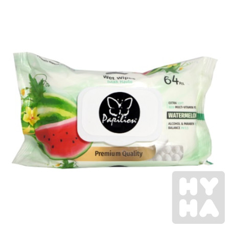 detail Papilion wet wipes 64ks watermelon