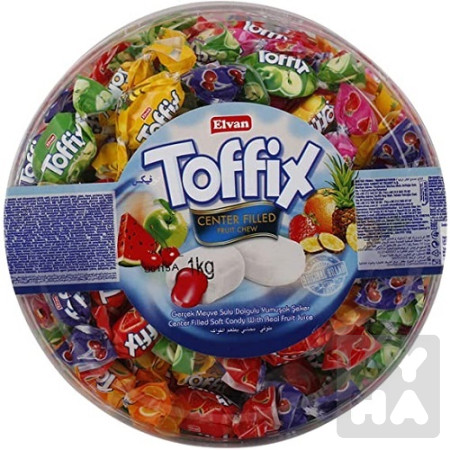 detail Elvan 1kg Toffix ovocný mix dóza