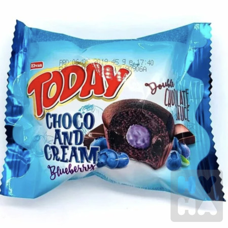 detail Today choco and cream 40gx24ks bluberry