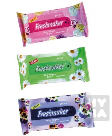 detail Freshmaker 15ks kapesní vlhčené ubrousky