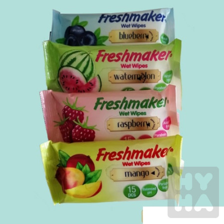 detail Freshmaker kapesní vlhčené ubrousky 15ks fruit