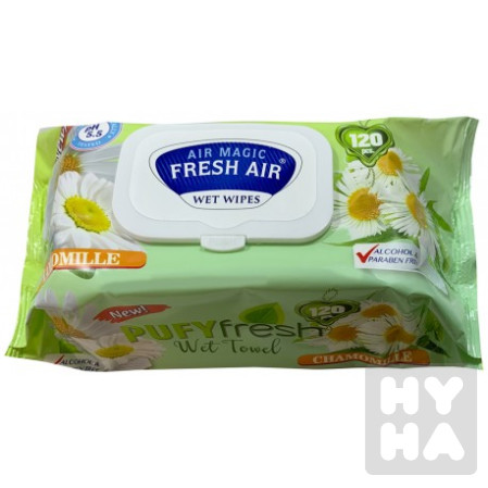 detail Fresh Air ubrousky 120ks pufy chamomile