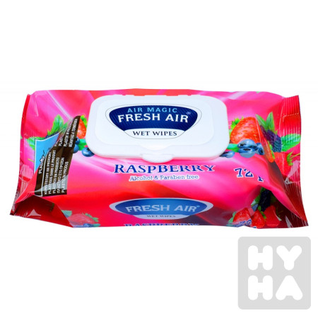 detail Fresh Air ubrousky 72ks Raspberry