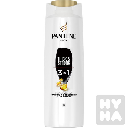 detail Pantene šampon 325ml Thick & strong 3in1