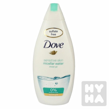 detail Dove sprchový gel 500ml Micellar water