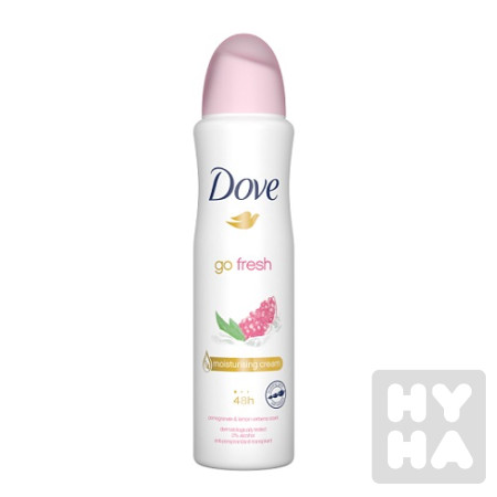 detail Dove deodorant 150ml Go fresh pomegranate a lemon