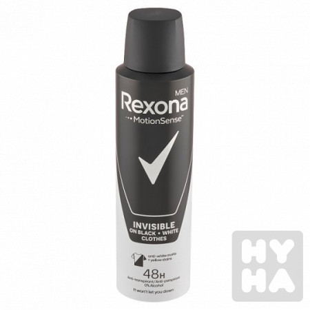 detail Rexona deodorant 150ml M Invisible Black+White