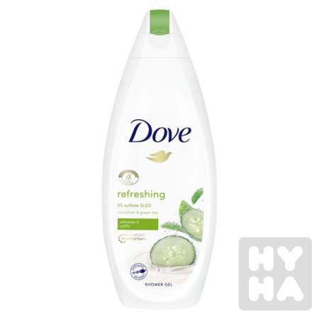 detail Dove SG 250ml Okurka a zelený čaj