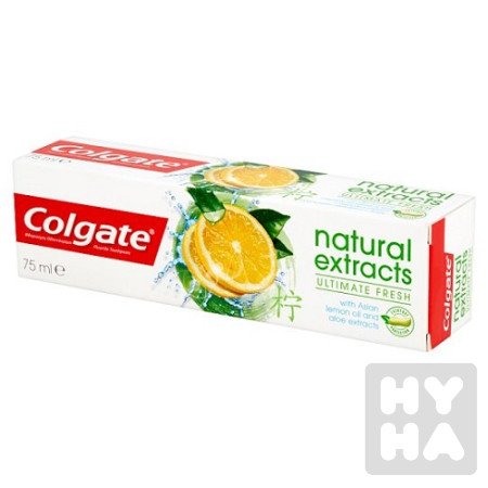 detail colgate natural 75ml Lemon oil and aloe