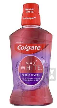 detail Colgate ustní voda 500ml max white purple reveal