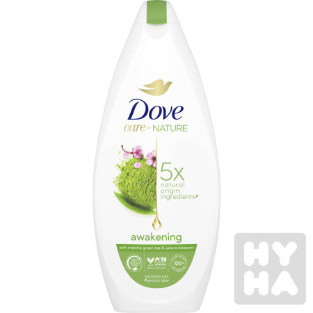 detail Dove SG 250ml matcha green tea a sakura