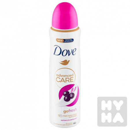 detail Dove deodorant 150ml acai berry,waterlili