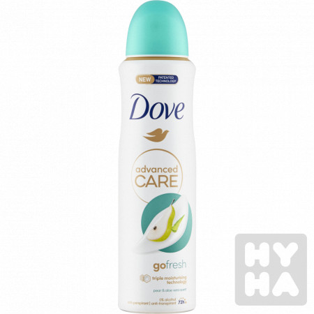 detail Dove deodorant 150ml go fresh AC