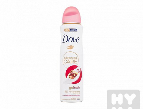 detail Dove deodorant 150ml pomegranate a lemon