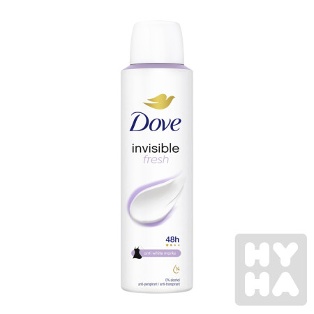 detail Dove deodorant 150ml Invisible Fresh 48h