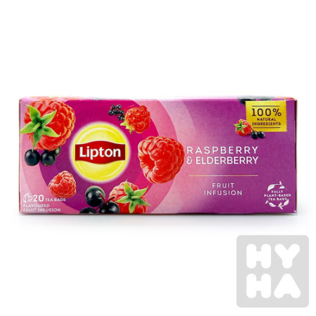 detail Lipton 20bags Raspberry a elderberry