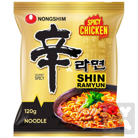 detail Nongshim Shin Ramyun spicy chicken120g/20ks