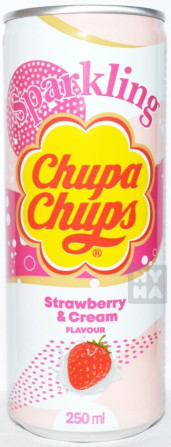 detail Chupa chups 250ml Strawberry cream