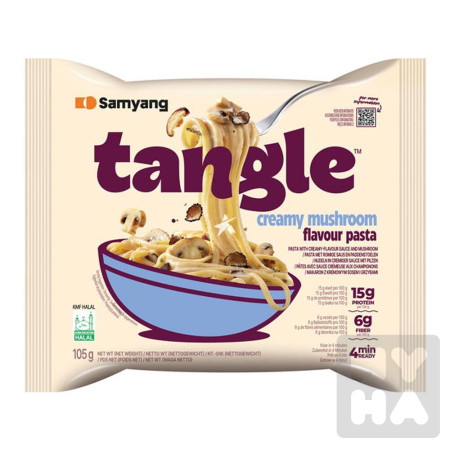 detail Samyang Tangle 105g Creamy mushroom