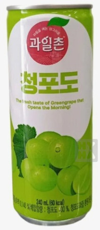 detail Korean sunkist green grape 240ml
