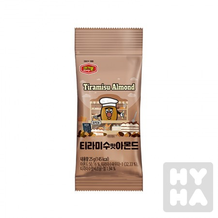 detail Korean almond 25g Tiramisu
