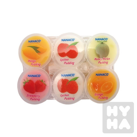 detail NANACO Mixed pudding 6x80g