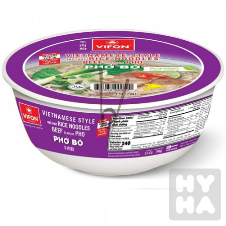 detail mi tom vifon polevku hovezi misku 70g/12ks pho thit bo