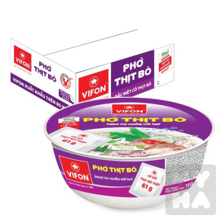 detail Vifon ryzove nudle misce 120g Hovezi/12ks