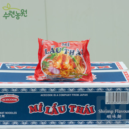 detail Mi Lau Thai inst.pol krevety 80g/30ks/tom