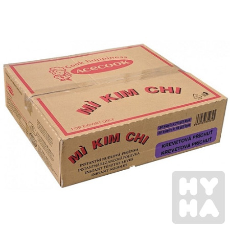 detail Kim chi nudle Krevety 75g/30ks