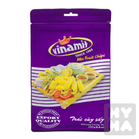 detail Vinamit trai cay say 250g mix fruit chips