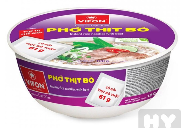 detail Vifon ryzove nudle misce 120g hovezi / pho Bo Bat 12ks