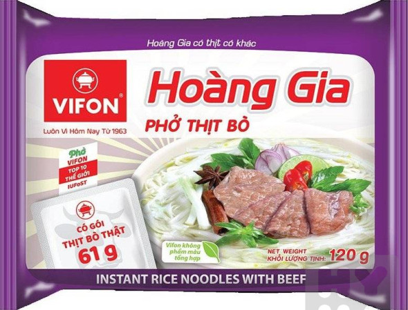detail Hoang Gia pho bo ryzove polevku Hovezi 120g/18ks