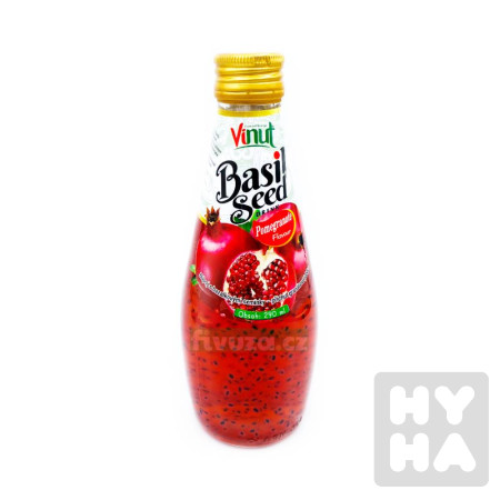 detail Vinut Basil seed 290ml Pomegranate