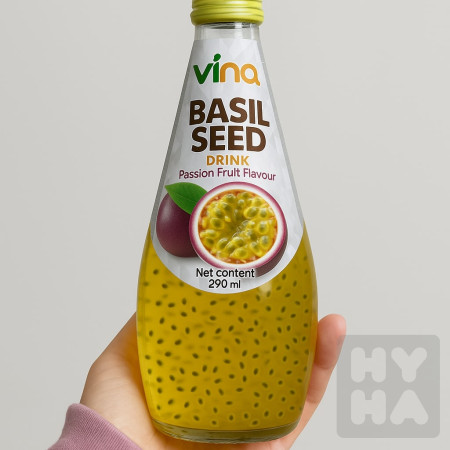 detail VIHA 290ml basil seed passion fruit