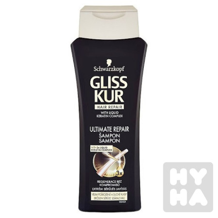 detail Gliss Kur šampón 250ml Ultimate repair
